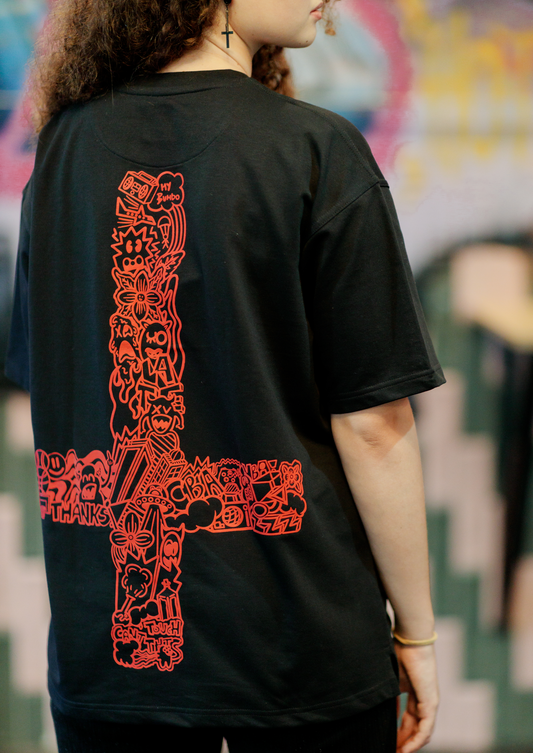 Satanic Black (HD print) T-Shirt